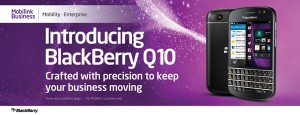 BlackBerry Q10 by Mobilink