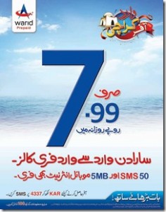 Warid Karachi Offer