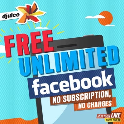Free Unlimited Facebook Browsing by Djuice