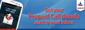 Get Call and SMS Details for Warid Numbers