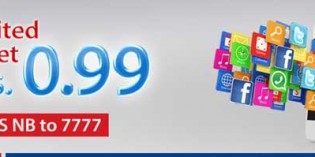 Warid brings unlimited mobile internet for only Rs. 0.99