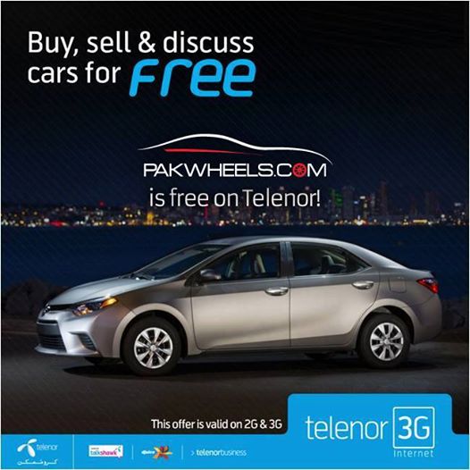 Telenor Users to Get Free Access to Pakwheels.com