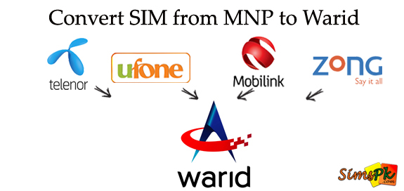 How To Convert Your SIM To Warid? (MNP To Warid)