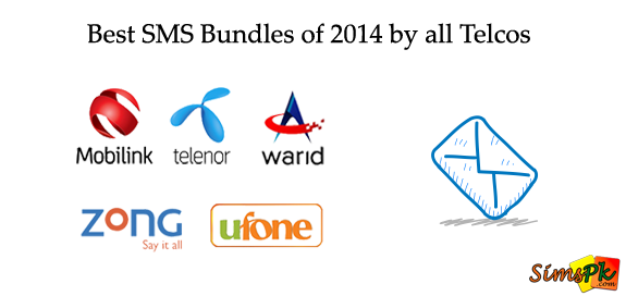 Best SMS Bundles of 2014 by All Pakistani Telcos