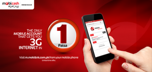 Mobilink 3G One Paisa Offer- Enjoy 300MB in 1Paisa