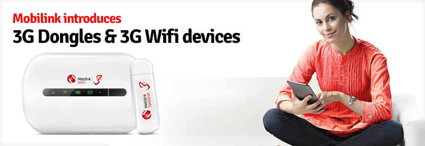 Mobilink WiFi Devices with 25GB Monthly Internet