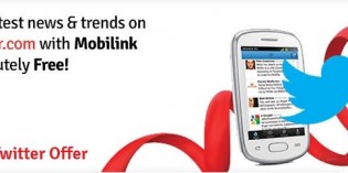 Mobilink Offers Free Twitter for Cricket World Cup 2015