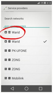 Warid 4G LTE Sialkot Screenshot
