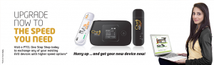 Upgrade EVO Device to Enjoy Discounts & 1 Month Free Service