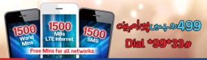 Warid Mahana Offer - Monthly Hybrid Bundle for Everything