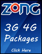 Zong 3G and 4G Packages