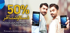 Telenor-Smartphone-50-percent-Discount-Offer