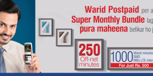 Warid Introduces Super & Unlimited Monthly Bundles for Postpaid Customers