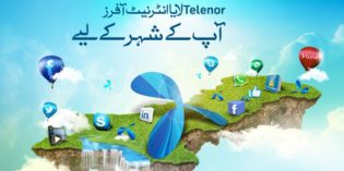 Telenor LBC Internet City Offer – For every Specific City
